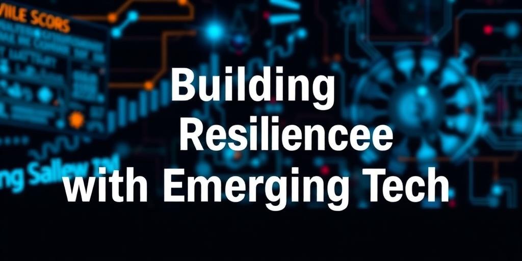 Building Resilience with Emerging Tech